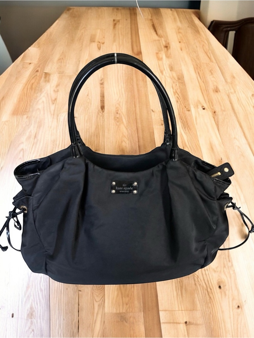 Kate Spade Stevie Nylon Navy Shoulder Baby Bag
